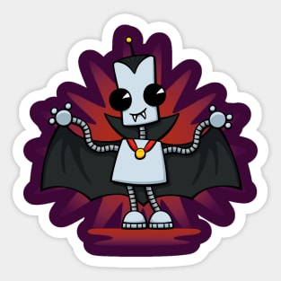 Ned the Vampire Sticker